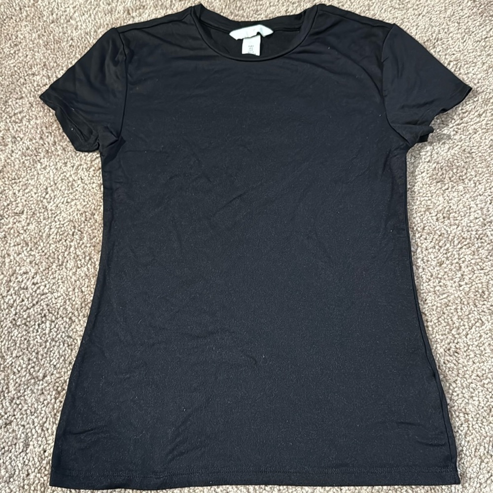 H&M Black Short Sleeve Tee
